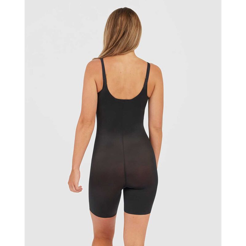 SPANX Shape Invisible Open Bust Mid Thigh Bodysuit image number 3